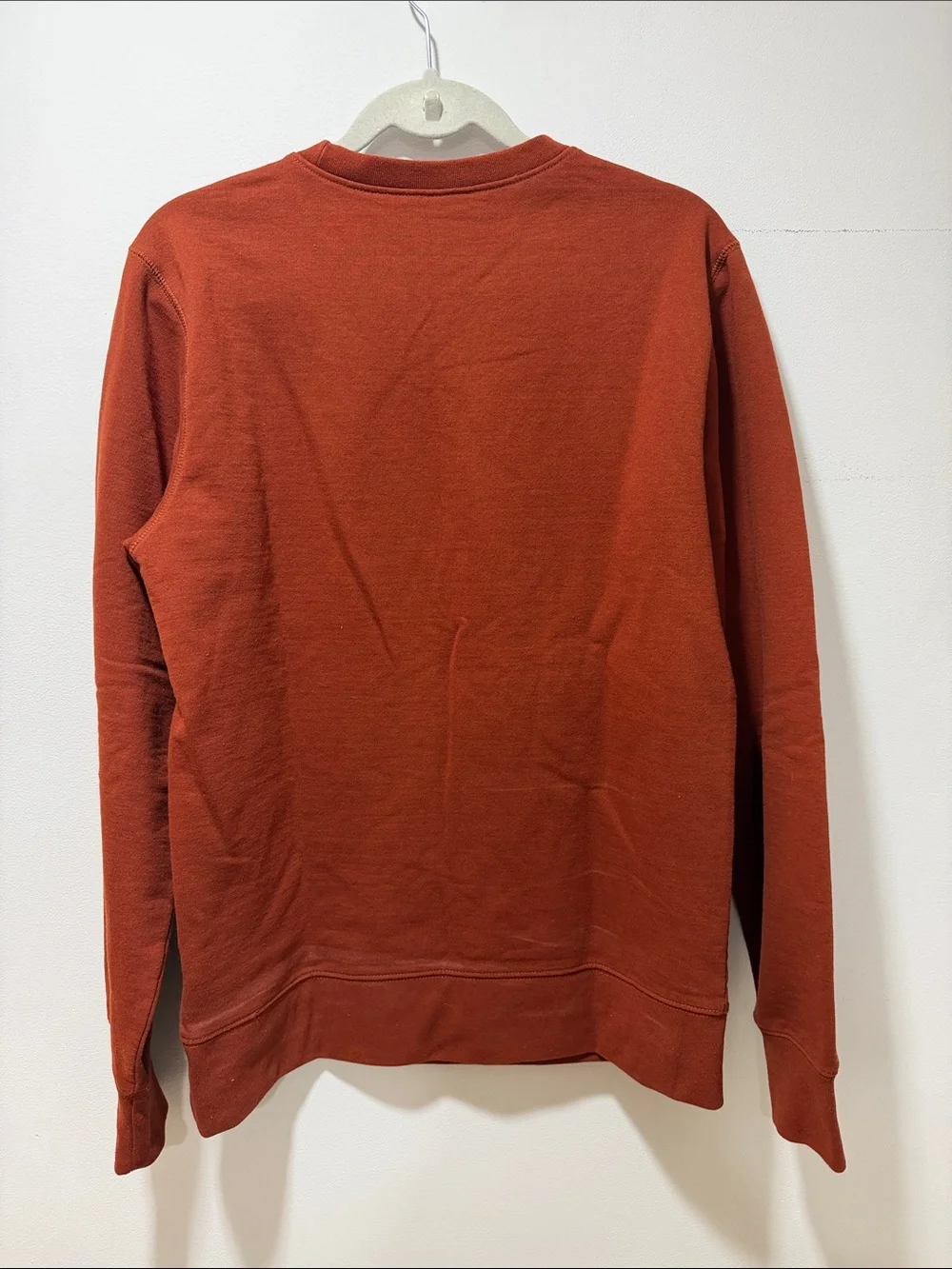 The North Face Men’s Crewneck Sweatshirt Orange Fleece Lined‎ Size Medium Casual